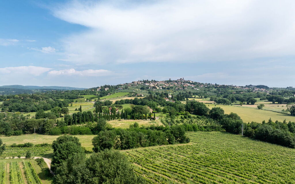 Podere Il Pozzangone, Lucignano: Autunno, Estate, Primavera, Vista Panoramica