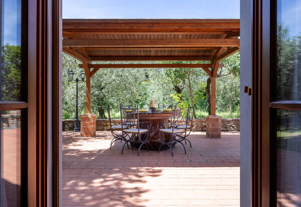 Il Cipresso, Casa Lucia, Cortona: Autumn, Balcony / Terrace / Patio, Spring, Summer