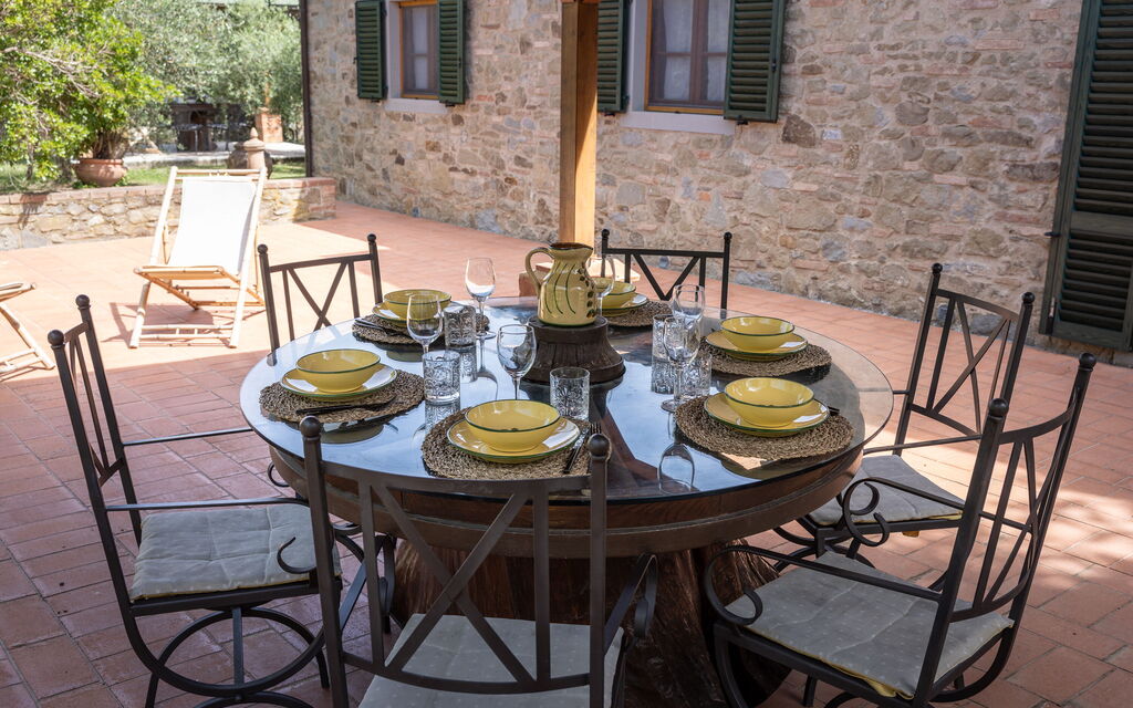 Il Cipresso, Casa Lucia, Cortona: Autumn, Balcony / Terrace / Patio, Spring, Summer