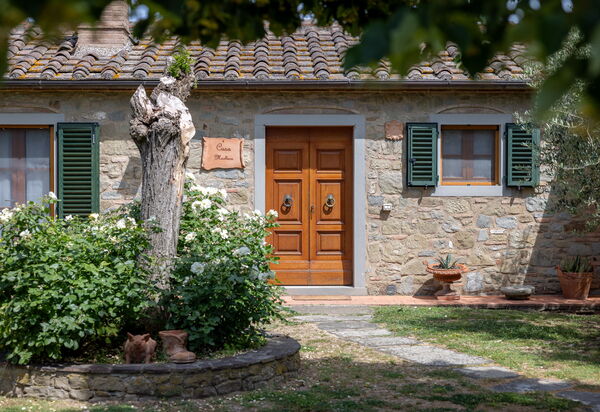Il Cipresso, Casa Martina, Cortona: Autumn, Garden, Main Entrance, Spring, Summer