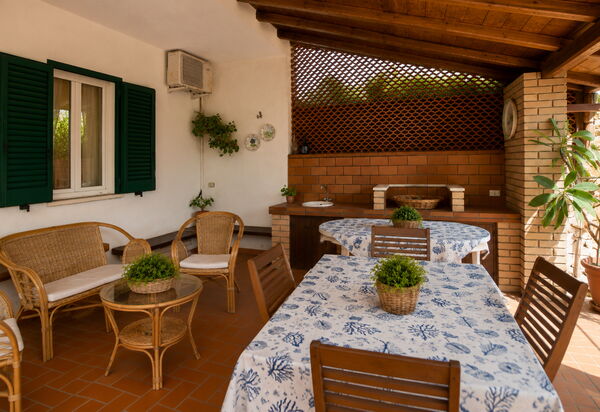 Villa Lina: Autumn, Balcony / Terrace / Patio, Building Exterior, Garden, Spring, Summer