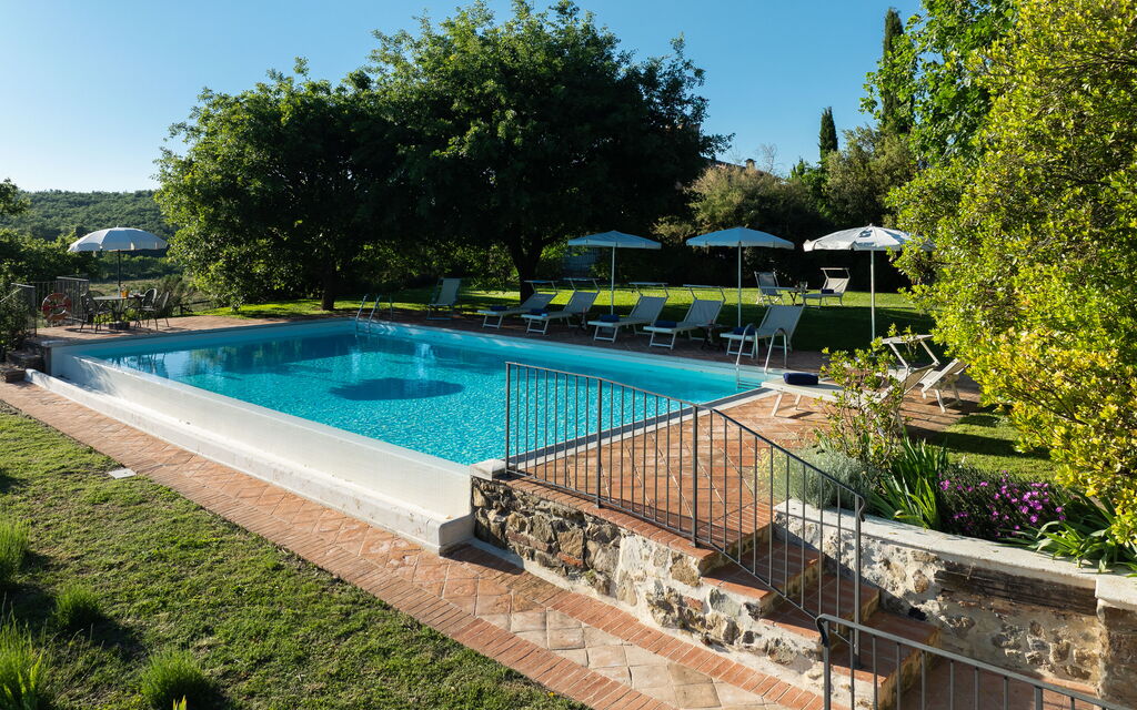 Villa Santa Barbara: Autunno, Balcone / Terrazza / Patio, Estate, Giardino, Piscina, Primavera