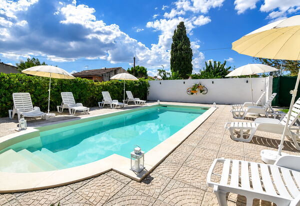 Villa Didymos: Autunno, Balcone / Terrazza / Patio, Estate, Piscina, Primavera
