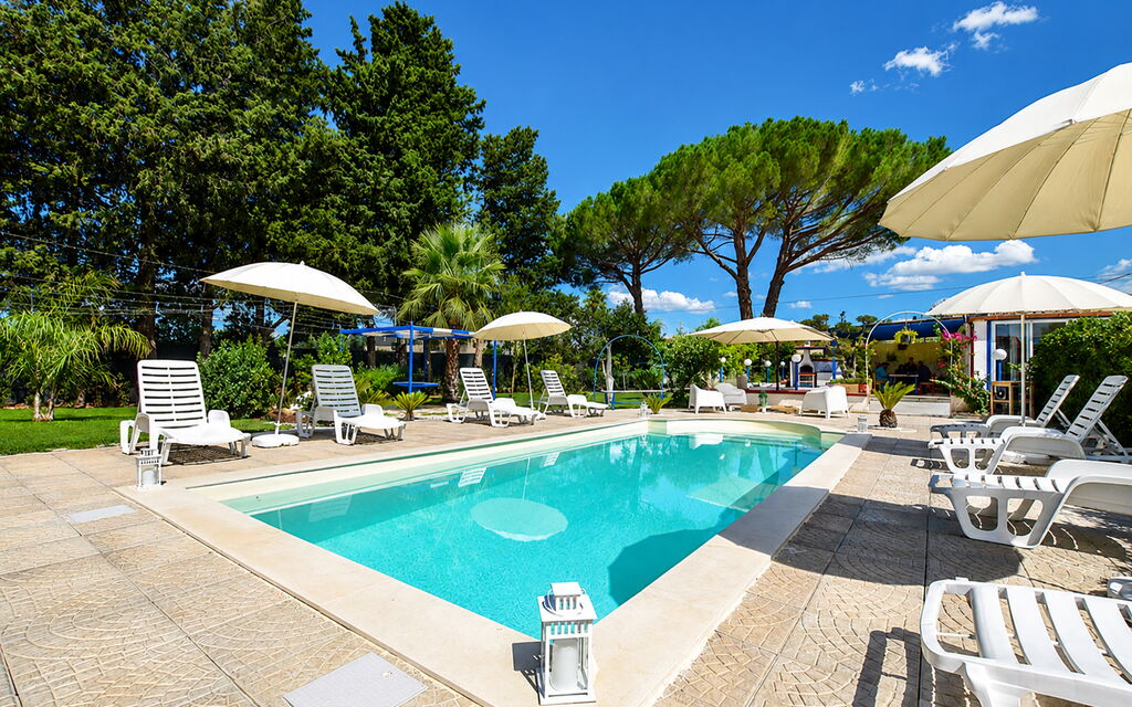 Villa Didymos: Autunno, Balcone / Terrazza / Patio, Estate, Piscina, Primavera