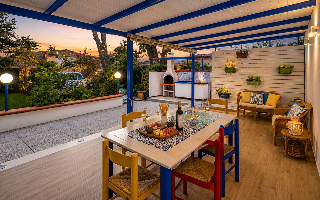 Villa Didymos: Autunno, Balcone / Terrazza / Patio, Estate, Esterni, Primavera
