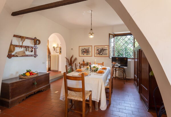 Podere Le Capannucce: Dining Room