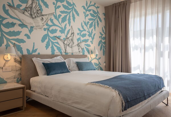 Porto di Luce Luxury, Jacuzzi and Seaview: Autunno, Camera da letto, Estate, Primavera
