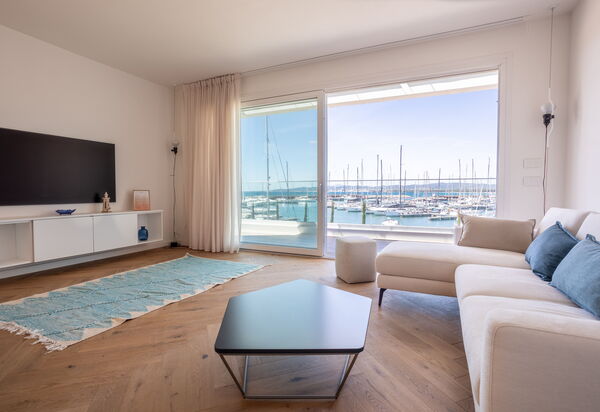 Porto di Luce Luxury, Jacuzzi and Seaview: Autunno, Balcone / Terrazza / Patio, Estate, Primavera, Soggiorno