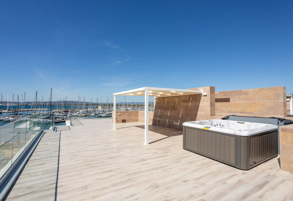 Porto di Luce Luxury, Jacuzzi and Seaview: Autunno, Balcone / Terrazza / Patio, Estate, Primavera