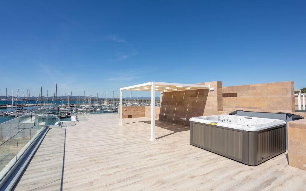 Porto di Luce Luxury, Jacuzzi and Seaview: Autunno, Balcone / Terrazza / Patio, Estate, Primavera