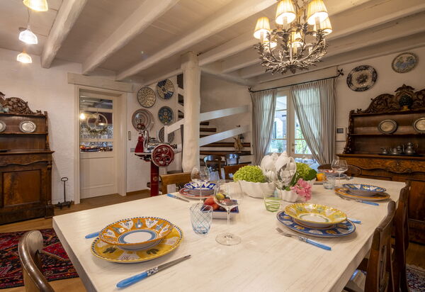 Villa El Perlè, Padenghe sul Garda: Autunno, Estate, Primavera, Sala da pranzo