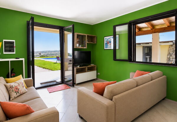 Villa Sara: Autumn, Building Exterior, Kitchen, Living Room, Pool, Spring, Summer