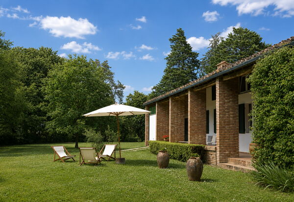 Casa Mancini, Holiday Villa, San Galgano: Autumn, Balcony / Terrace / Patio, Garden, Spring, Summer