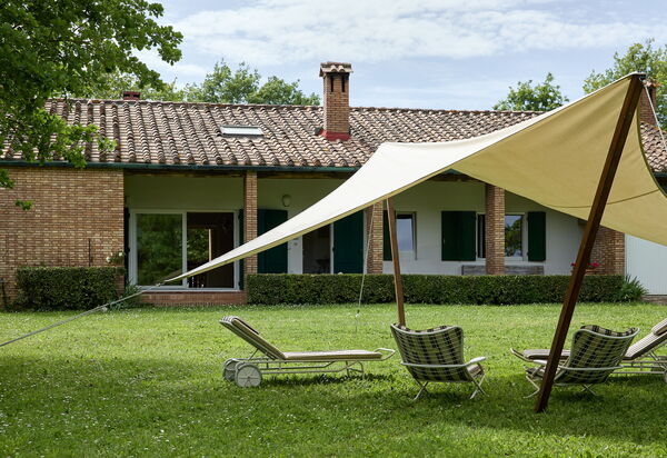 Casa Mancini, Holiday Villa, San Galgano: Autumn, Balcony / Terrace / Patio, Garden, Spring, Summer