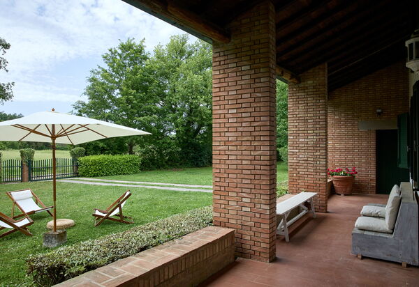 Casa Mancini, Holiday Villa, San Galgano: Autumn, Balcony / Terrace / Patio, Garden, Spring, Summer