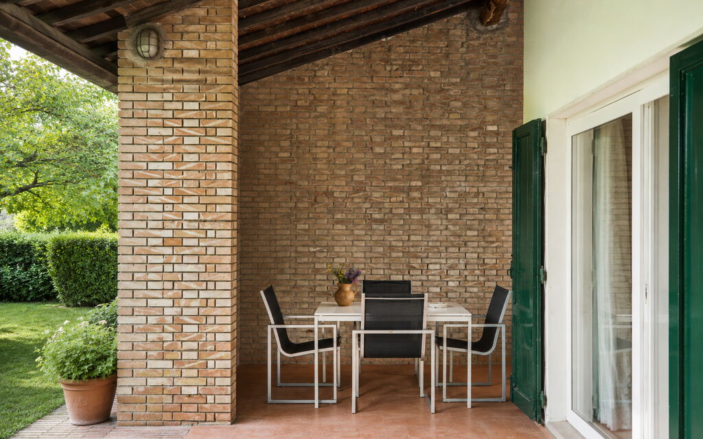 Casa Mancini, Holiday Villa, San Galgano: Autumn, Balcony / Terrace / Patio, Garden, Spring, Summer
