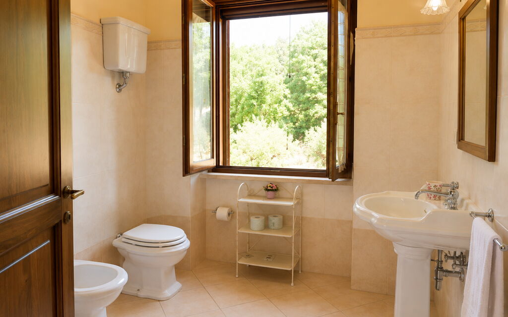 Villa Santa Chiara: Autumn, Bathroom, Spring, Summer