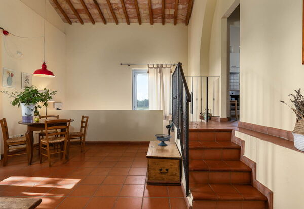 La Certaldina, Luna Apartment: Autumn, Living Room, Spring, Summer