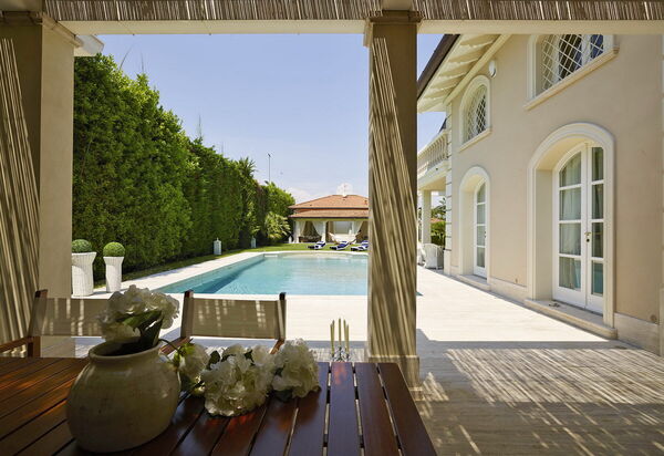 The Pool Villa in Forte dei Marmi: Autumn, Balcony / Terrace / Patio, Garden, Pool, Spring, Summer