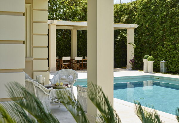 The Pool Villa in Forte dei Marmi: Autumn, Balcony / Terrace / Patio, Garden, Pool, Spring, Summer