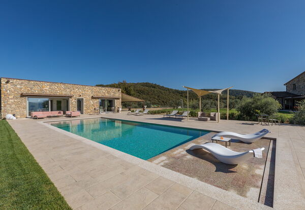 La Calcinaia Country House, Bucine: Autumn, Pool, Spring, Summer