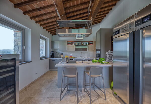 La Calcinaia Country House, Bucine: Autumn, Kitchen, Spring, Summer