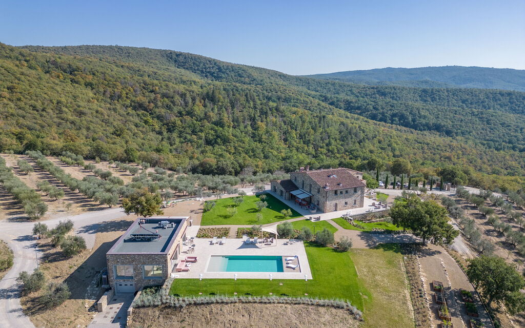 La Calcinaia Country House, Bucine: Autunno, Estate, Primavera, Vista Panoramica