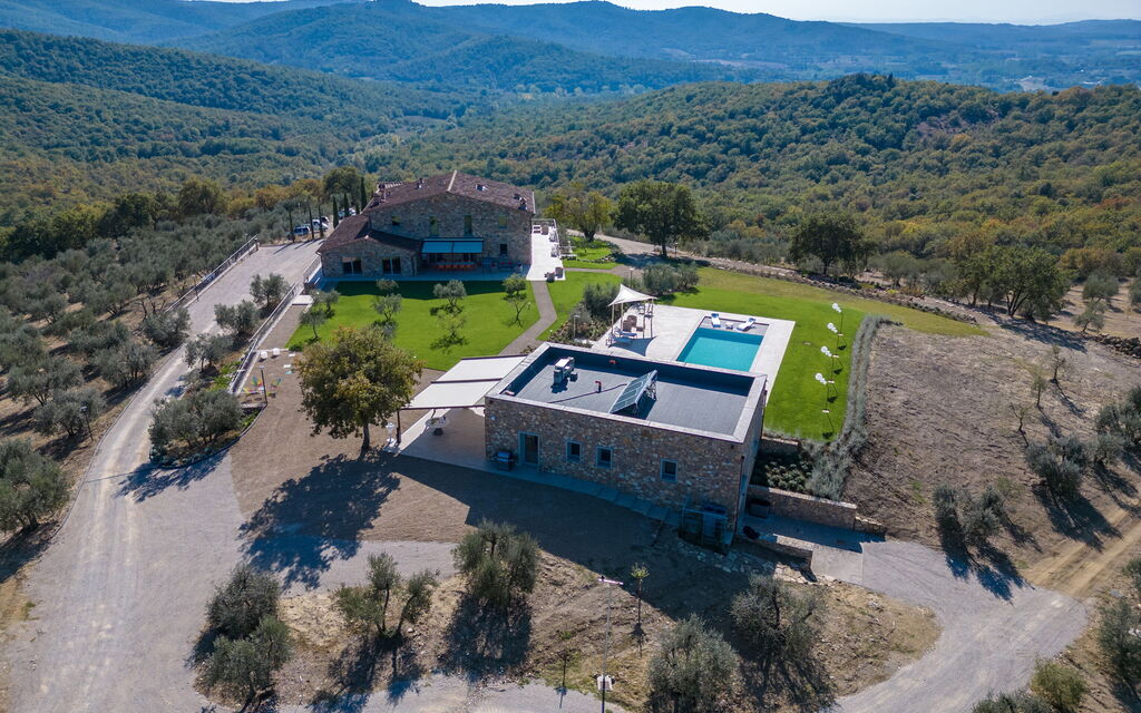 La Calcinaia Country House, Bucine: Autunno, Estate, Primavera, Vista Panoramica
