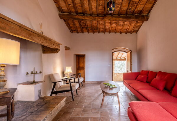 Casa Clara Pool, Casole Elsa, Monti: Autumn, Living Room, Spring, Summer