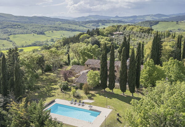 Casa Clara Pool, Casole Elsa, Monti: Autumn, Scenic View, Spring, Summer