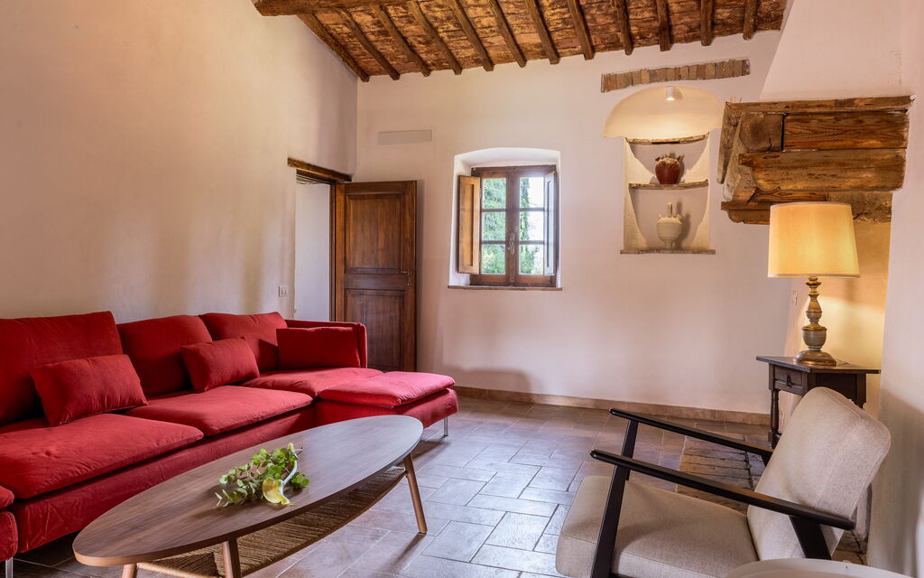 Casa Clara Pool, Casole Elsa, Monti: Autumn, Living Room, Spring, Summer
