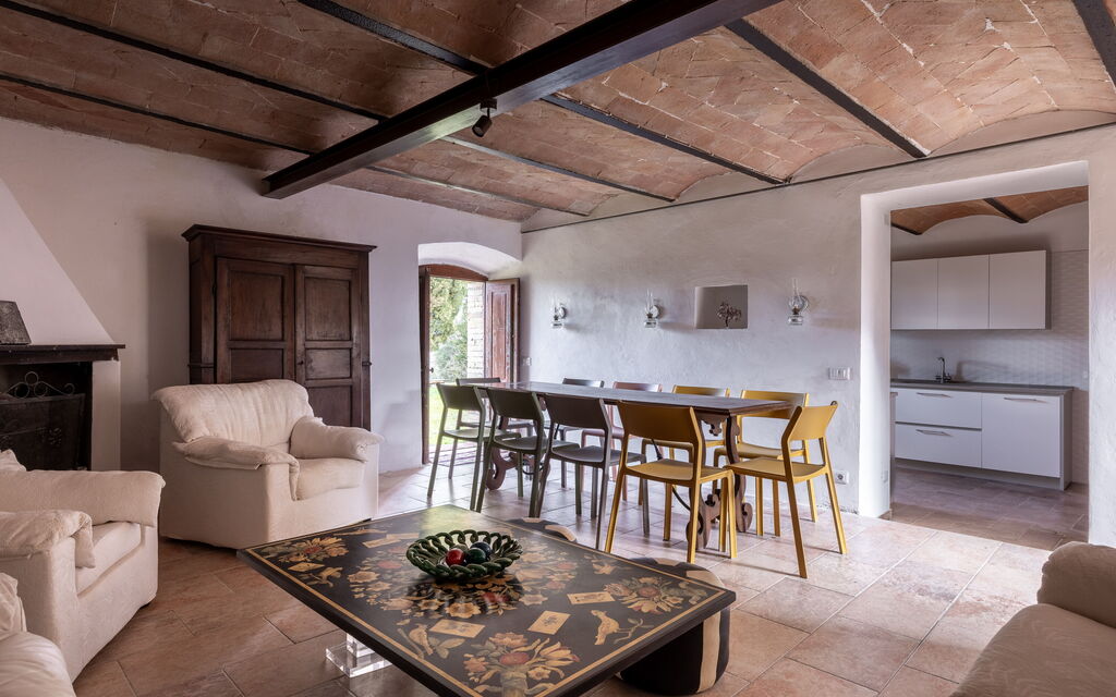 Casa Clara Pool, Casole Elsa, Monti: Autumn, Living Room, Spring, Summer