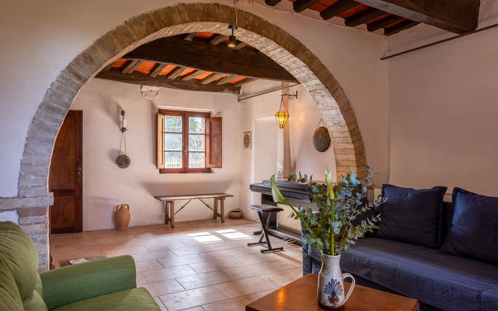 Casa Clara Pool, Casole Elsa, Monti: Autumn, Living Room, Spring, Summer