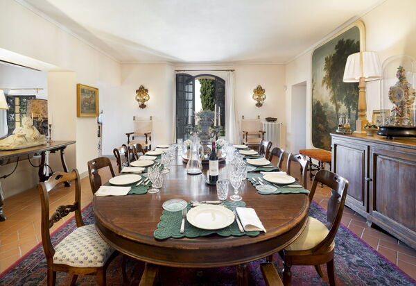Villa Bellaria, Private Pool, Bolgheri: Autunno, Estate, Primavera, Sala da pranzo