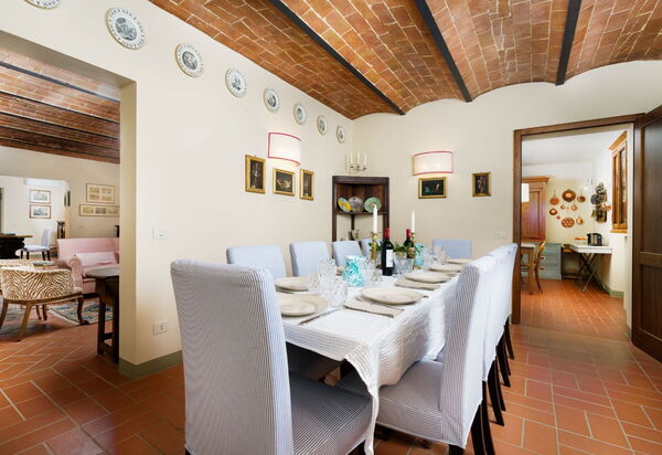Villa Bellaria, Private Pool, Bolgheri: Autunno, Estate, Primavera, Sala da pranzo