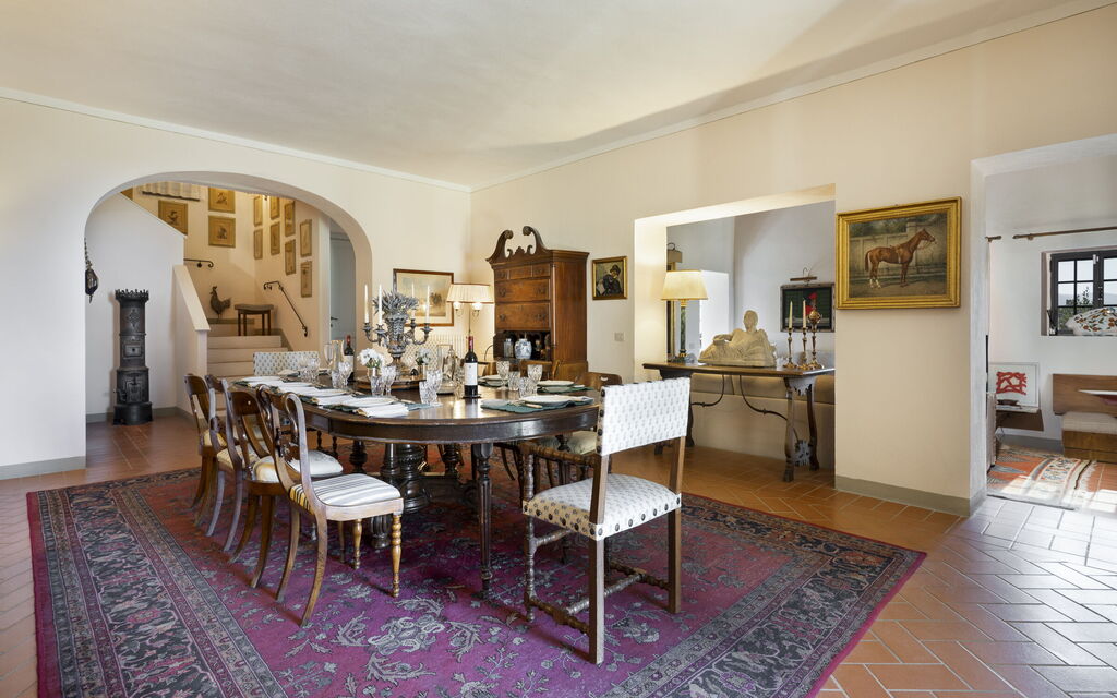 Villa Bellaria, Private Pool, Bolgheri: Autunno, Estate, Primavera, Sala da pranzo