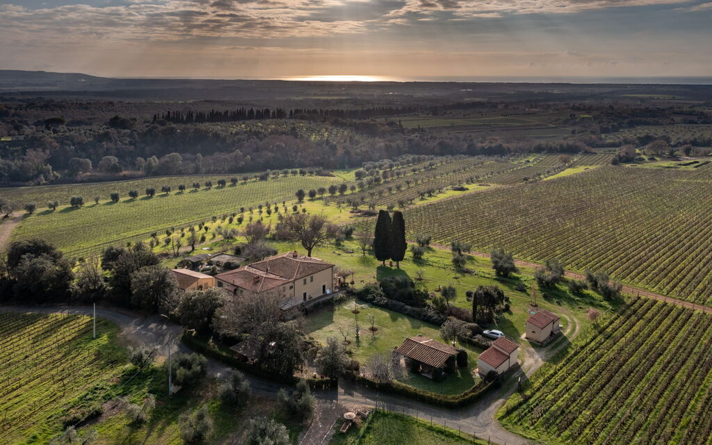 Villa Bellaria, Private Pool, Bolgheri: Autunno, Estate, Primavera, Vista Panoramica