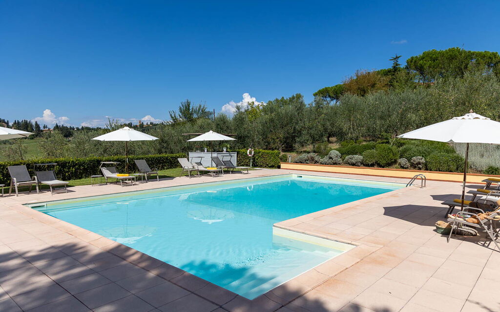 La Certaldina, Stella Apartment: Autunno, Balcone / Terrazza / Patio, Estate, Giardino, Piscina, Primavera