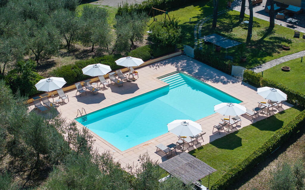 La Certaldina, Stella Apartment: Autunno, Balcone / Terrazza / Patio, Estate, Giardino, Piscina, Primavera