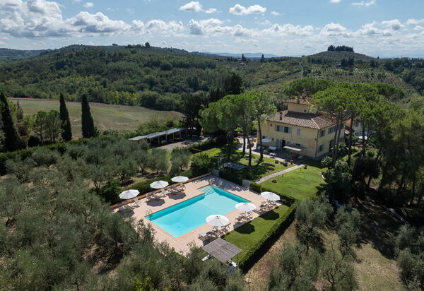 La Certaldina, Sole Apartment: Autumn, Garden, Pool, Spring, Summer