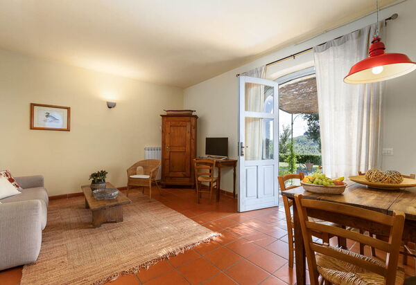 La Certaldina, Sole Apartment: Autumn, Dining Room, Living Room, Spring, Summer