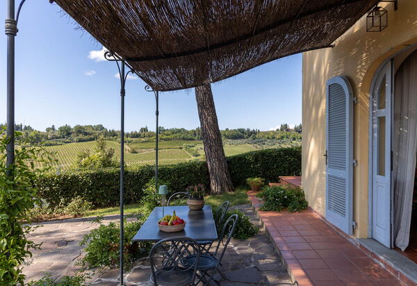 La Certaldina, Sole Apartment: Autumn, Balcony / Terrace / Patio, Spring, Summer