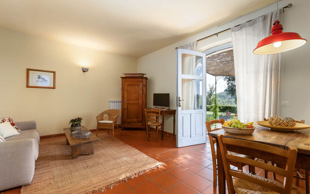 La Certaldina, Sole Apartment: Autumn, Dining Room, Living Room, Spring, Summer