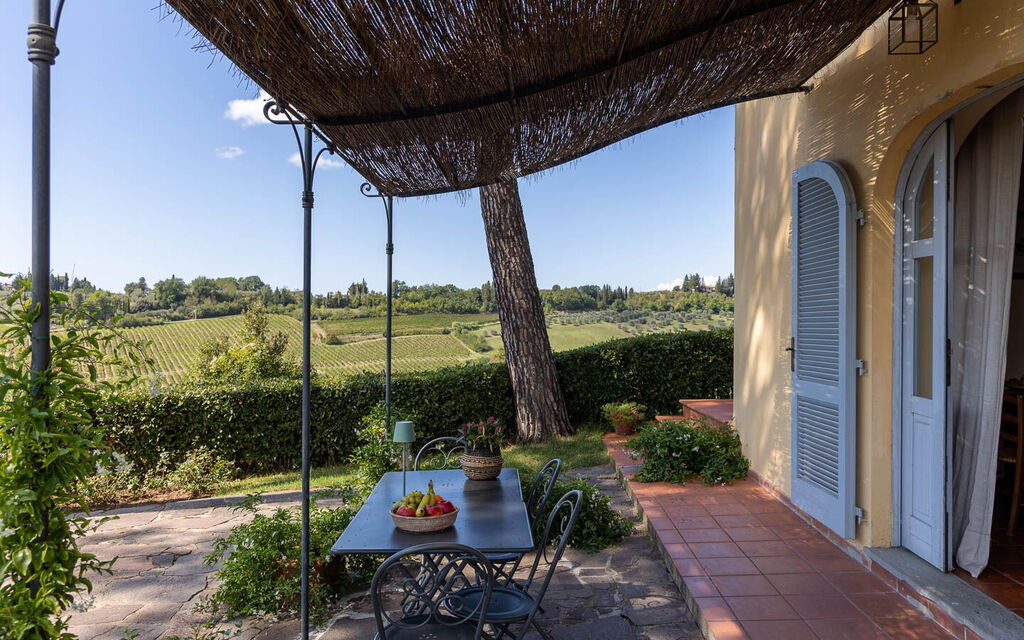 La Certaldina, Sole Apartment: Autumn, Balcony / Terrace / Patio, Spring, Summer