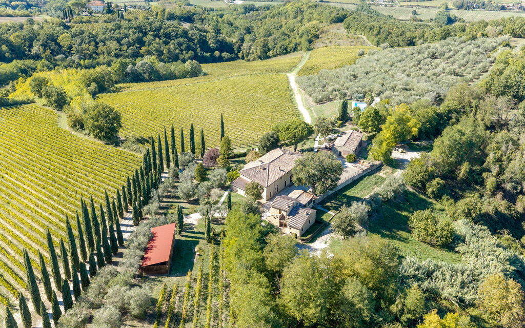 Croce di Bibbiano, San Gimignano View: Autunno, Estate, Giardino, Primavera