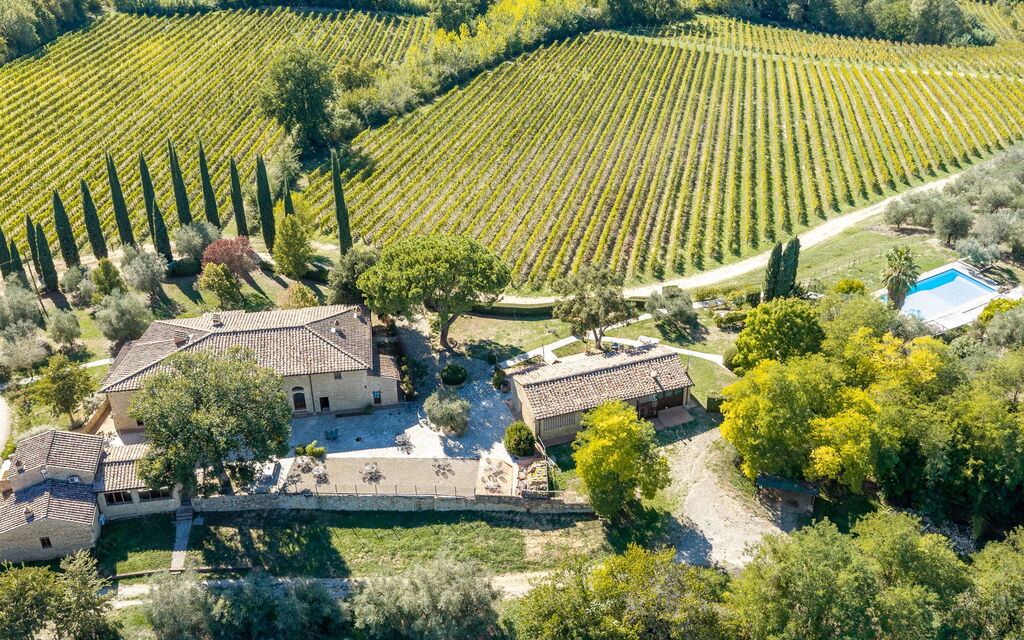 Croce di Bibbiano, San Gimignano View: Autunno, Estate, Primavera, Vista Panoramica