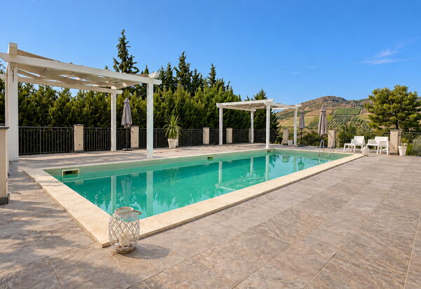 Casa Spassu: Autumn, Balcony / Terrace / Patio, Garden, Pool, Spring, Summer