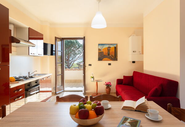 Pulciano Apartments: Autumn, Kitchen, Living Room, Spring, Summer
