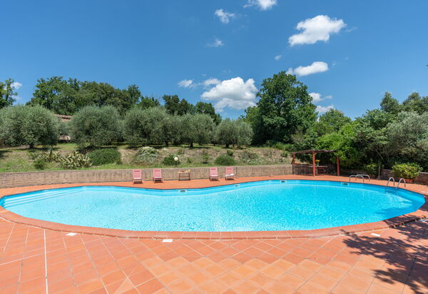 Villa Riparbella: Autunno, Estate, Esterni, Piscina, Primavera