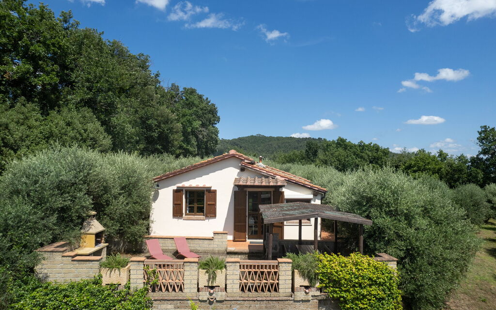 Villa Riparbella: Autumn, Balcony / Terrace / Patio, Building Exterior, Main Entrance, Spring, Summer